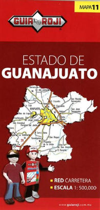 Buy map Guanajuato, Mexico, State Map by Guia Roji