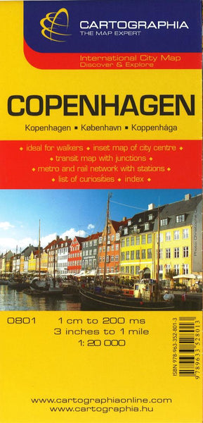 Buy map Copenhagen, Denmark by Cartographia