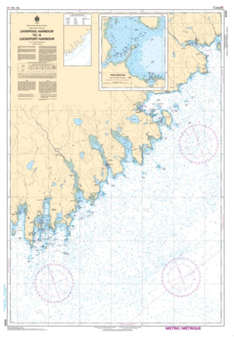 Buy map Liverpool Harbour to/a Lockeport Harbour by Canadian Hydrographic Service