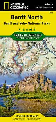 Buy map Banff north : Banff and Yoho National Parks