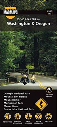 Buy map Oregon and Washington, Regional Scenic Tours by MAD Maps