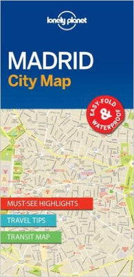 Buy map Madrid, Spain City Map by Lonely Planet Publications