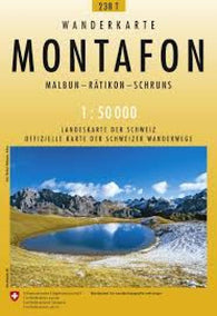 Buy map Montafon : Switzerland 1:50,000 Topographic Hiking Series #238T