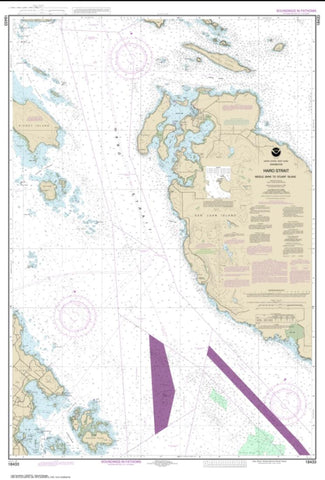 Buy map Haro-Strait-Middle Bank to Stuart Island (18433-6) by NOAA