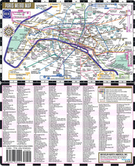 Buy map Paris Metro StreetWiseMap