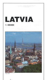 Buy map Latvia Road Map by GiziMap