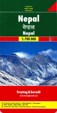 Buy map Nepal by Freytag-Berndt und Artaria