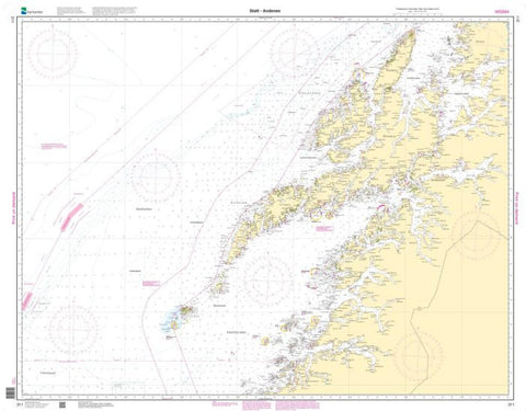 Buy map FRA STØTT TIL ANDENES (311) by Kartverket