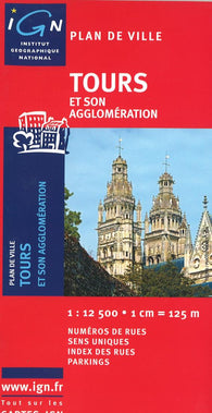 Buy map Tours, France by Institut Geographique National