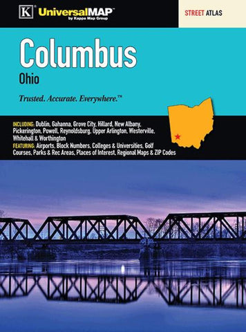 Buy map Columbus, OH, Street Atlas by Kappa Map Group