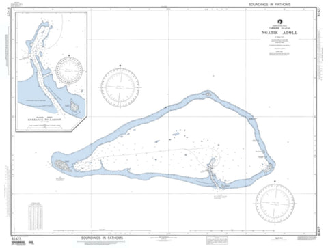 Buy map Ngatik Atoll Caroline Islands (NGA-81427-2) by National Geospatial-Intelligence Agency