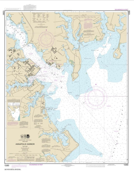 Buy map Annapolis Harbor (12283-29) by NOAA