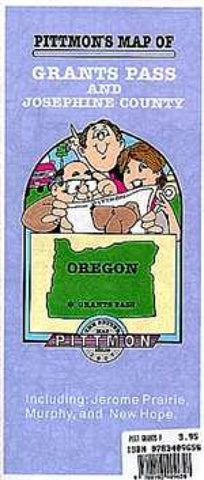Buy map Grants Pass/Josephine County, Oregon by Pittmon Map Company