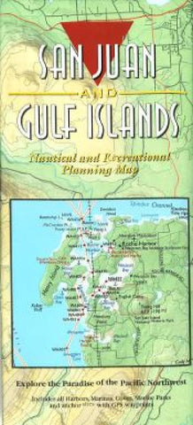 Buy map San Juan Islands, Washington and Gulf Islands, British Columbia by Fine Edge