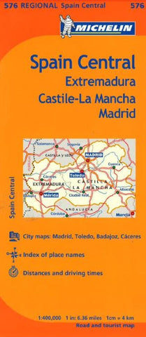 Buy map Extremadura, Spain (576) by Michelin Maps and Guides
