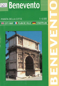 Buy map Benevento, Italy by Litografia Artistica Cartografica