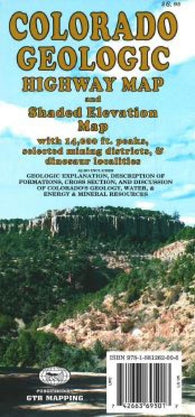 Buy map Colorado, Geologic by GTR Mapping