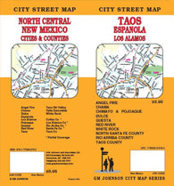 Buy map Taos, Espanola and Los Alamos, New Mexico by GM Johnson