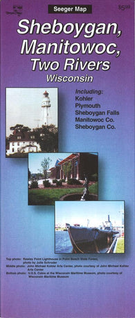 Buy map Sheboygan, Manitowoc and Two Rivers, Wisconsin by The Seeger Map Company Inc.