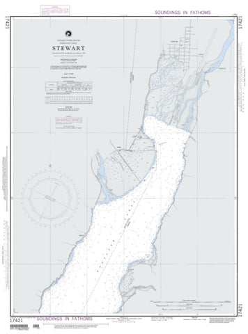 Buy map Stewart - Portland Canal (NGA-17421-1) by National Geospatial-Intelligence Agency
