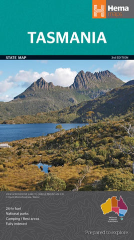 Buy map Tasmania, Australia, State Map by Hema Maps