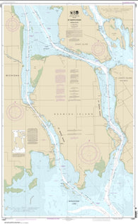 Buy map St Marys River - Vicinity of Neebish Island (14887-1) by NOAA