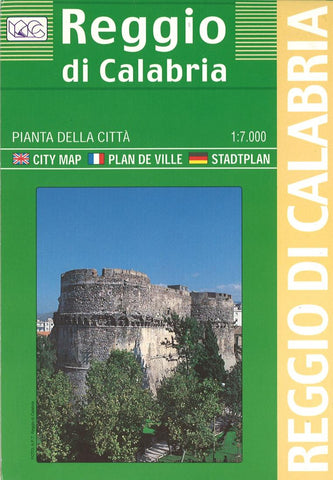 Buy map Reggio di Calabria, Italy by Litografia Artistica Cartografica