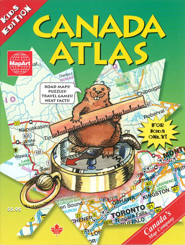Buy map Canada Atlas (Kids Edition) by Peter Heiler Ltd.