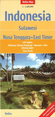 Buy map Indonesia, Sulawesi, Nusa Tenggara and East Timor by Nelles Verlag GmbH
