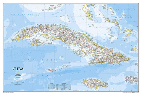 Buy map Cuba Classic Wall Map [Laminated]