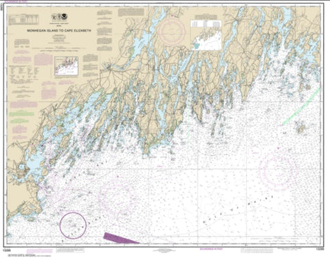 Buy map Monhegan Island to Cape Elizabeth (13288-43) by NOAA