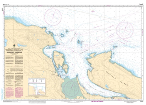 Buy map Approaches to/Approches a Nanaimo Harbour by Canadian Hydrographic Service