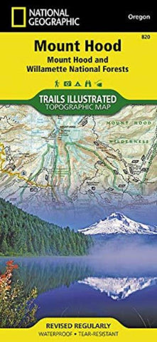 Buy map Mount Hood : Mount Hood & Willamette National Forests : Oregon, USA