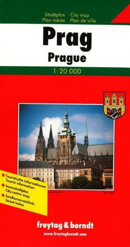 Buy map Prague, Czech Republic by Freytag-Berndt und Artaria