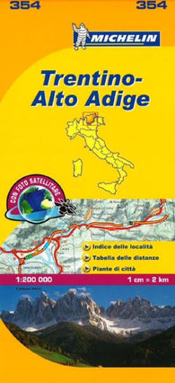 Buy map Trentino Alto Adige, Italy (354) by Michelin Maps and Guides