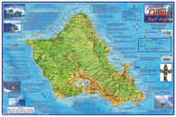 Buy map Oahu, Hawaii, 2009 Surf Map, Laminated by Frankos Maps Ltd.