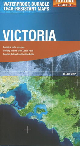 Buy map Victoria, Australia by Explore Australia