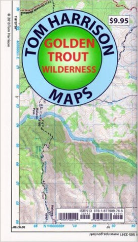 Buy map Golden Trout Wilderness by Tom Harrison Maps