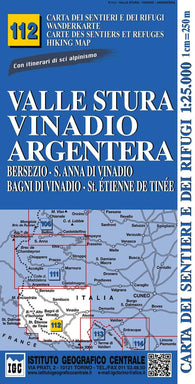 Buy map Valle Stura Vinadio Argentera