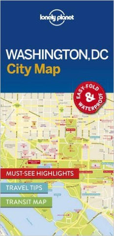 Buy map Washington DC Map by Lonely Planet Publications