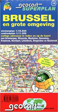 Buy map Brussel en grote omgeving = Bruxelles et grande banlieue