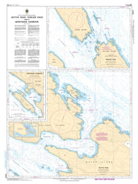 Buy map Active Pass, Porlier Pass, and/et Montague Harbour by Canadian Hydrographic Service