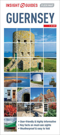Buy map Guernsey : Insight Guides Flexi Map : 1: 32 000