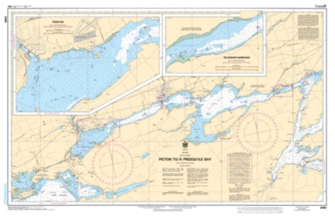 Buy map Picton to/a Presquile Bay by Canadian Hydrographic Service