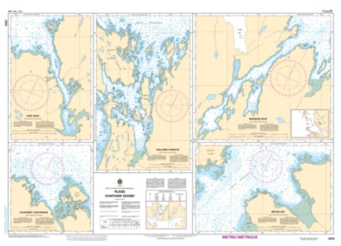 Buy map Plans Chatham Sound by Canadian Hydrographic Service