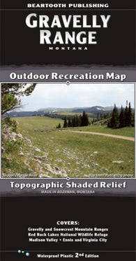 Buy map Gravelly Range : Montana
