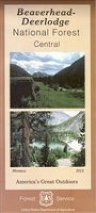 Buy map Beaverhead-Deerlodge National Forest Map - Central Section