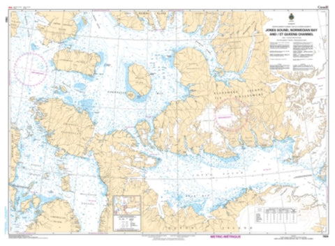 Buy map Jones Sound, Norwegian Bay and Queens Channel by Canadian Hydrographic Service