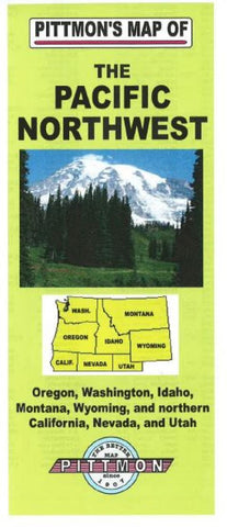 Buy map Pacific Northwest by Pittmon Map Company