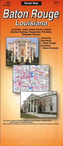 Buy map Baton Rouge, Louisiana by The Seeger Map Company Inc.